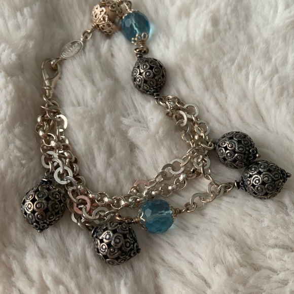 MILROS 925 Sterling silver chain Bracelet Italy - Picture 4 of 6